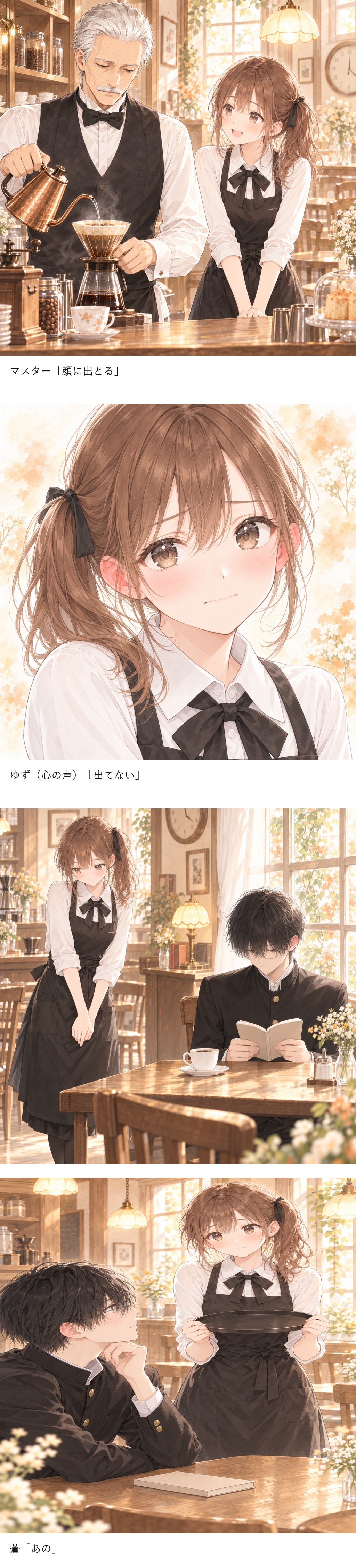放課後、喫茶店で待ってる　第2話「砂糖」 3ページ
