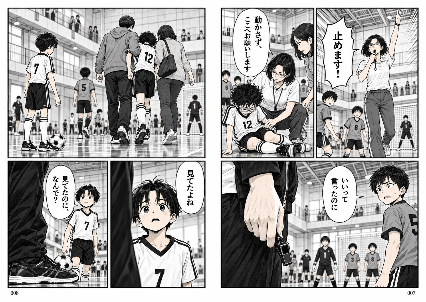 拳より先に笛が鳴る 第1回 鳴らない音（前編） 4ページ