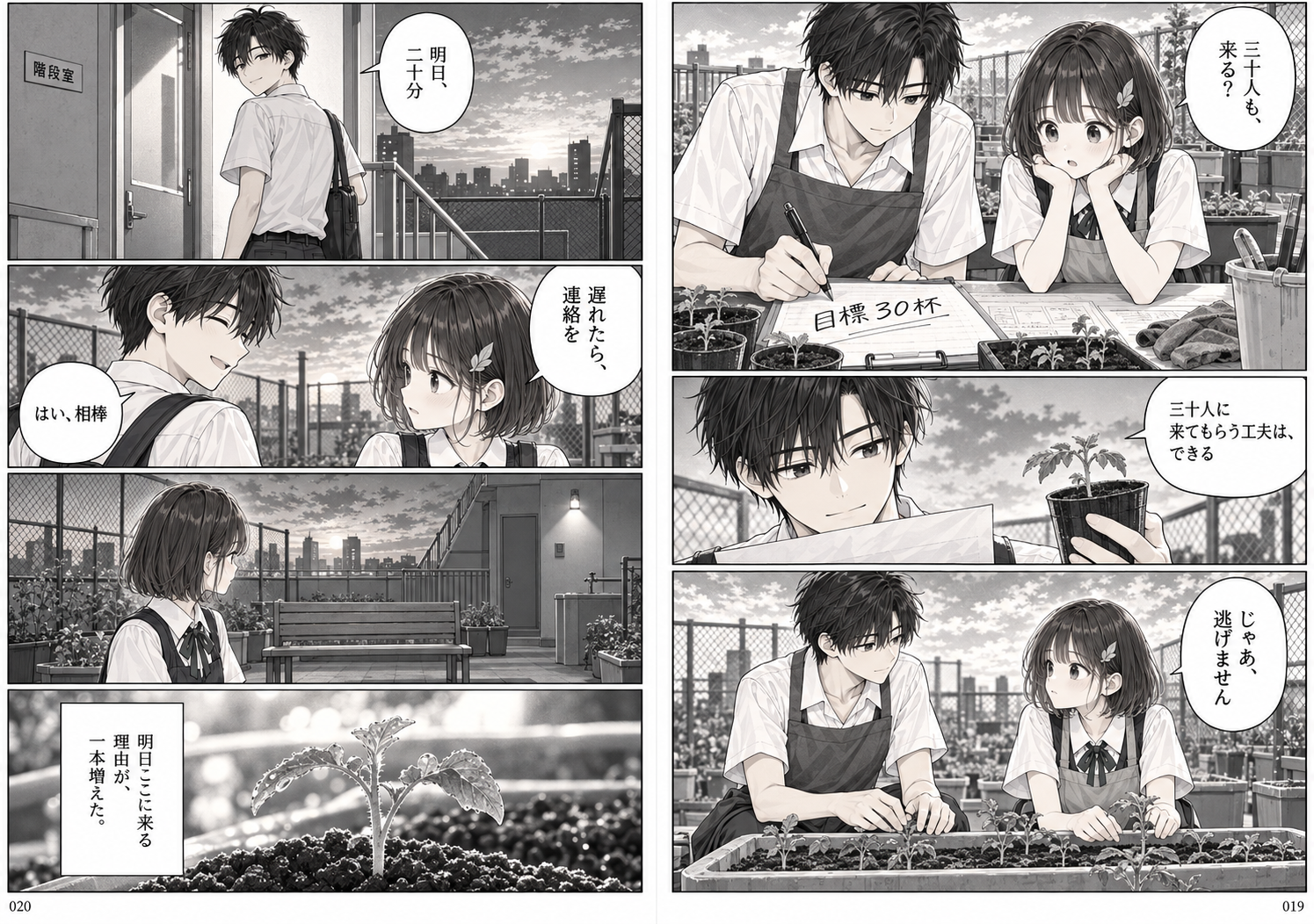 放課後、屋上の菜園で 第2回 空席と赤い実（後編） 6ページ