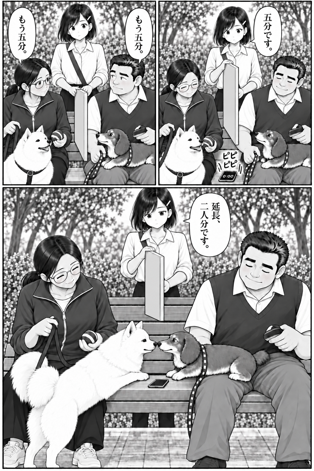 二匹なら、半分。 16ページ