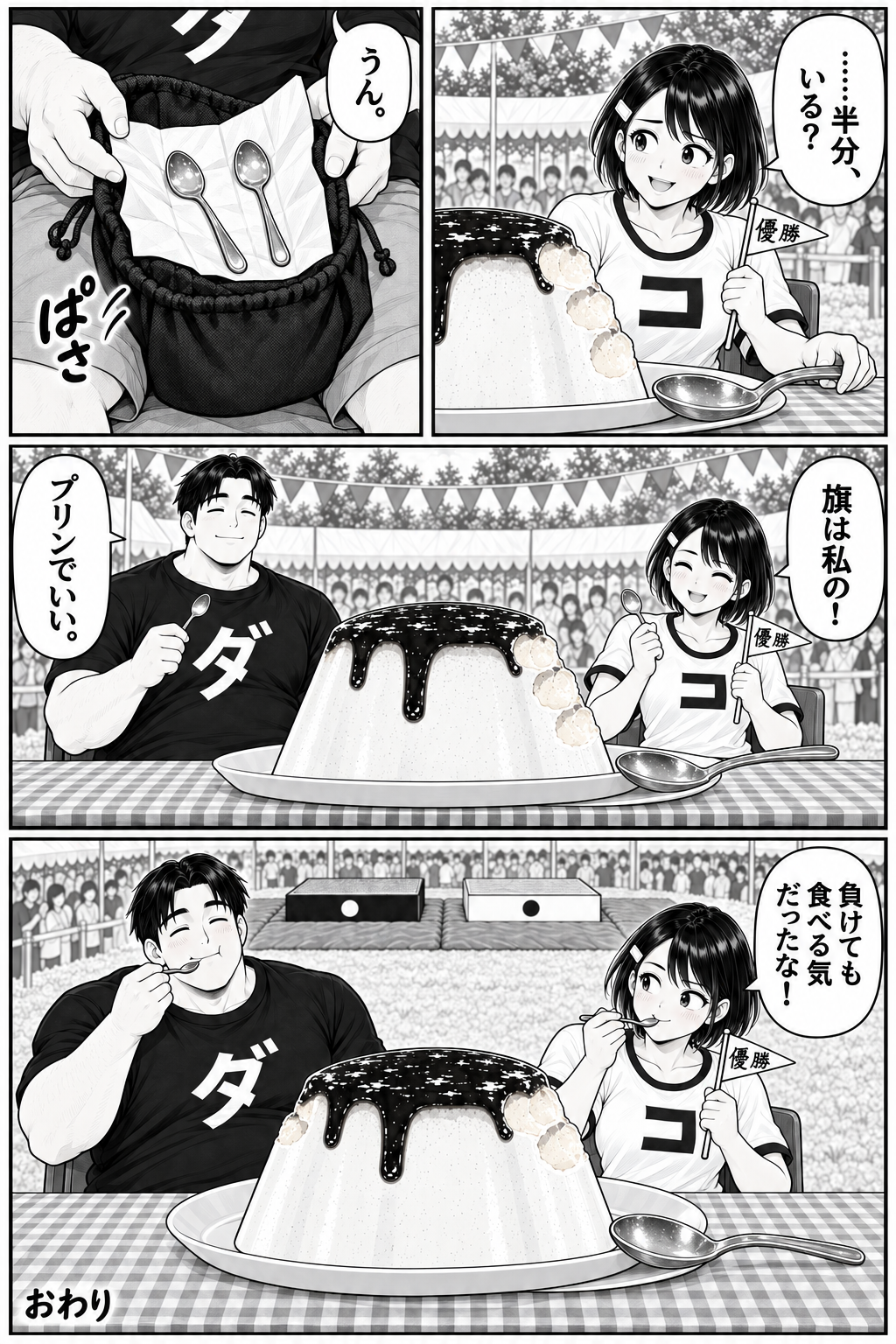 プリンまで、あと一押し 16ページ