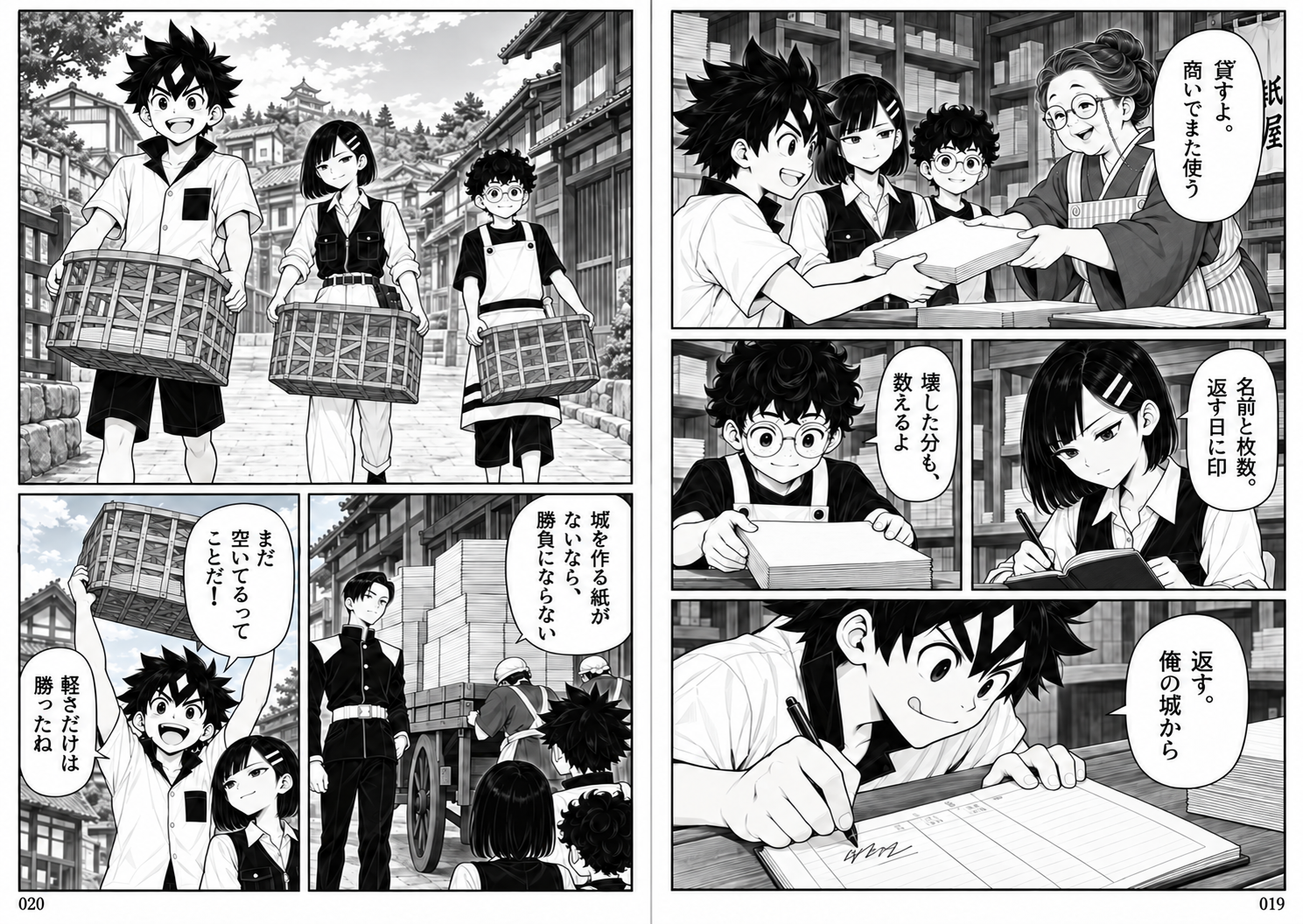 折り紙城の攻防 第2回 まっすぐ折れない（後編） 6ページ