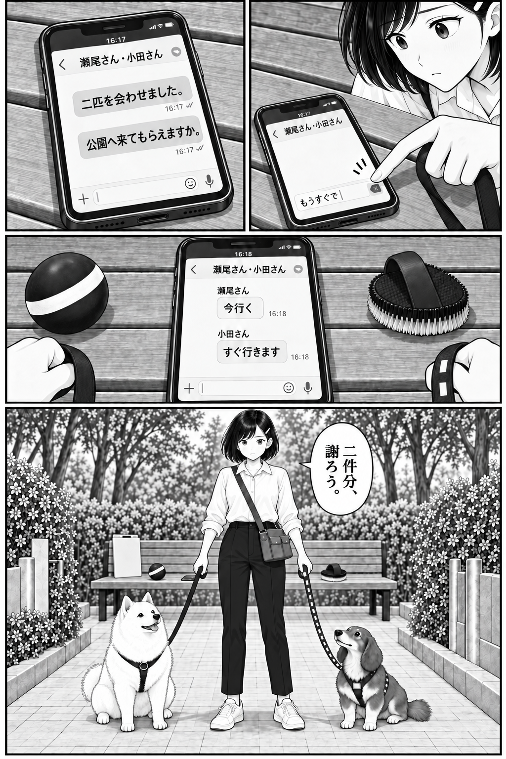 二匹なら、半分。 10ページ