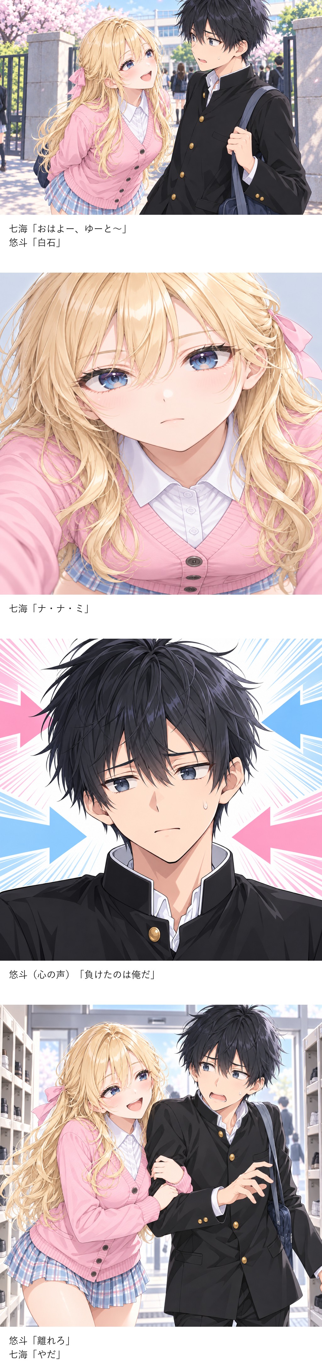 幼なじみが、毎朝別人になる　第2話「ゆーと〜」 4ページ