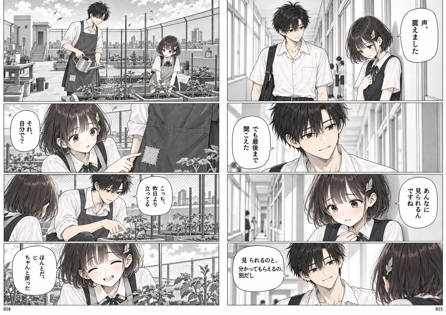 放課後、屋上の菜園で 第2回 空席と赤い実（後編） 4ページ