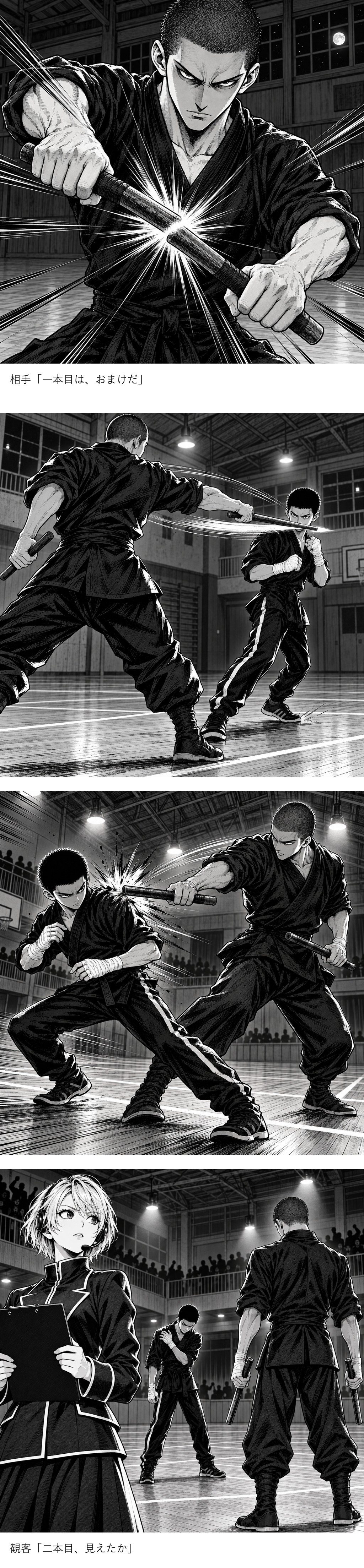 一撃の型　第3話「双牙」 3ページ