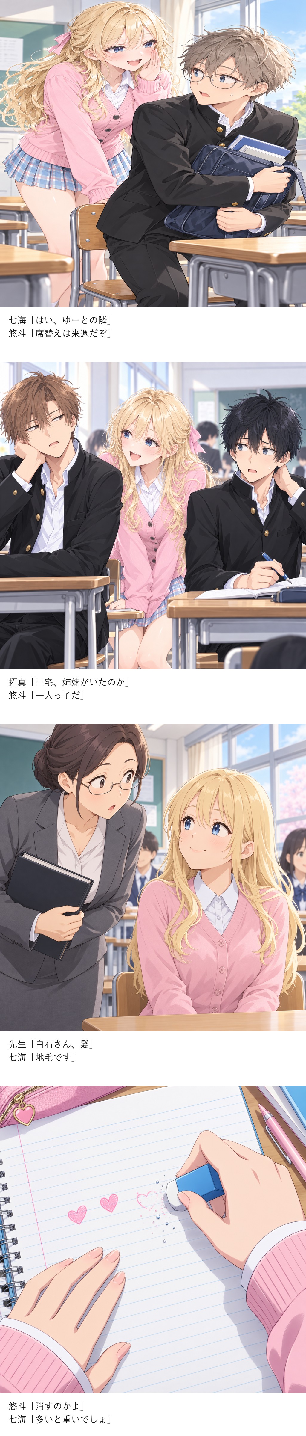 幼なじみが、毎朝別人になる　第2話「ゆーと〜」 3ページ