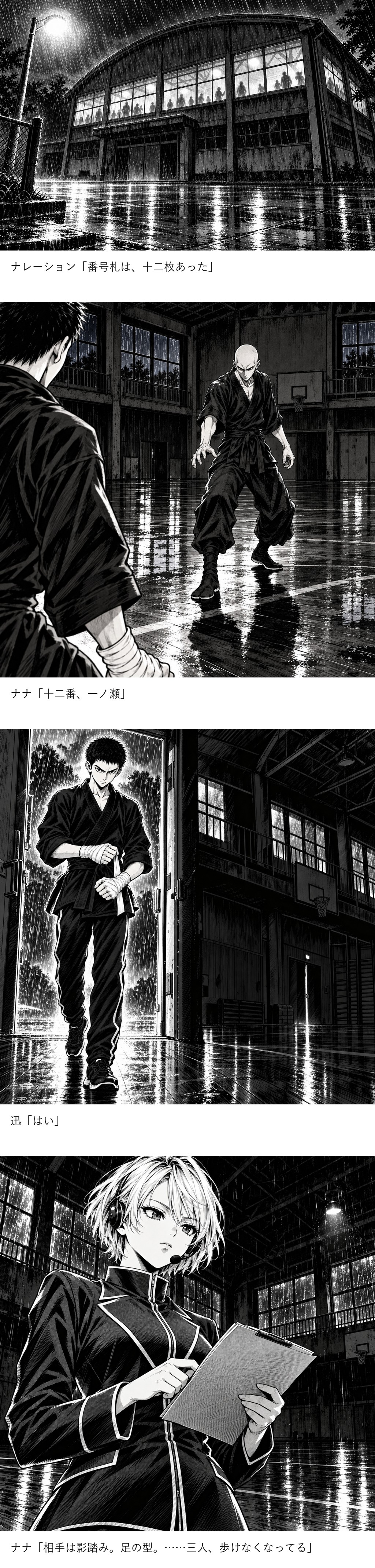 一撃の型　第2話「影踏み」 4ページ