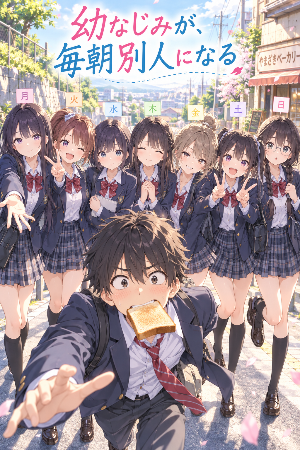 幼なじみが、毎朝別人になる　第1話「月曜日の白石さん」の表紙
