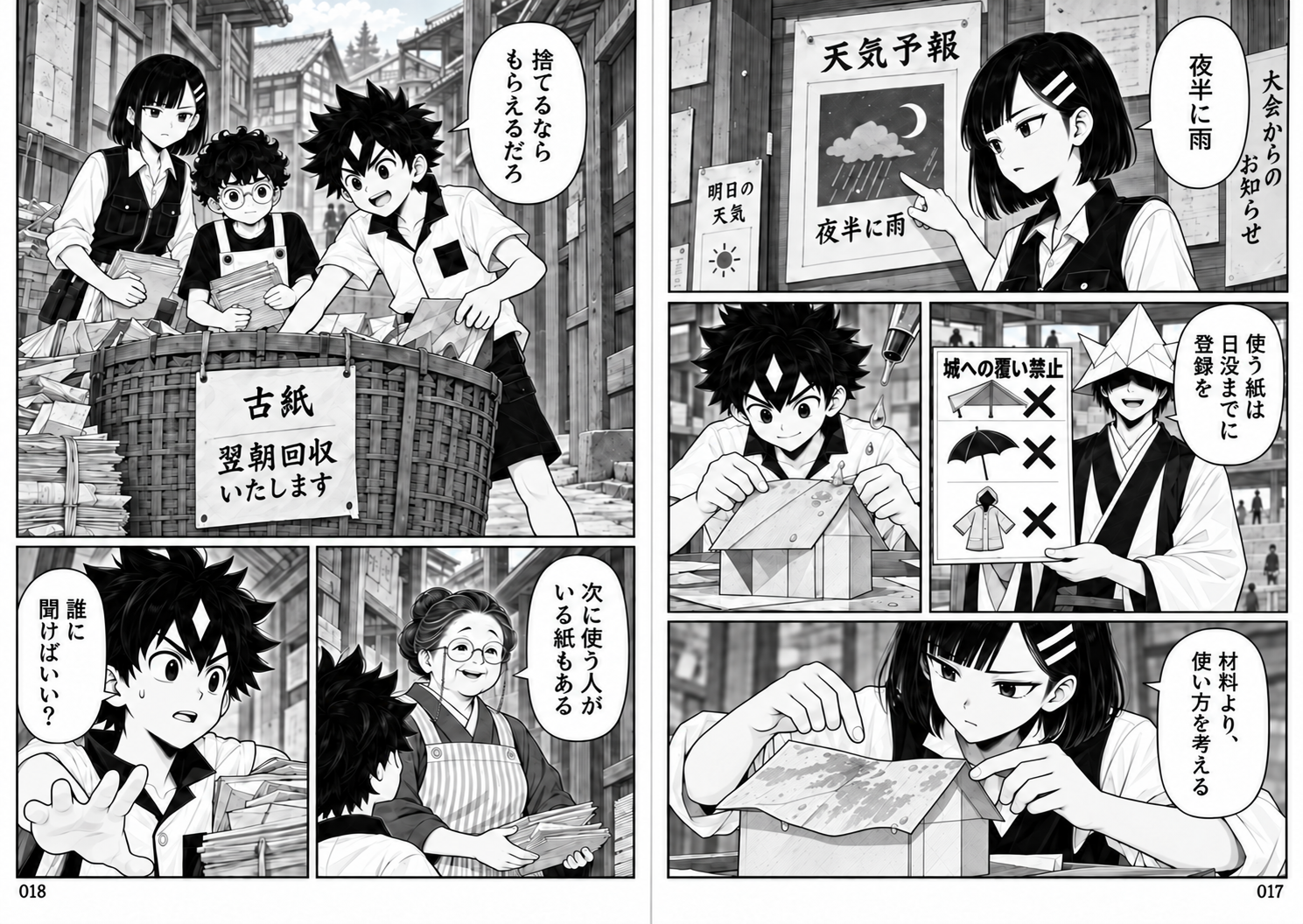 折り紙城の攻防 第2回 まっすぐ折れない（後編） 5ページ