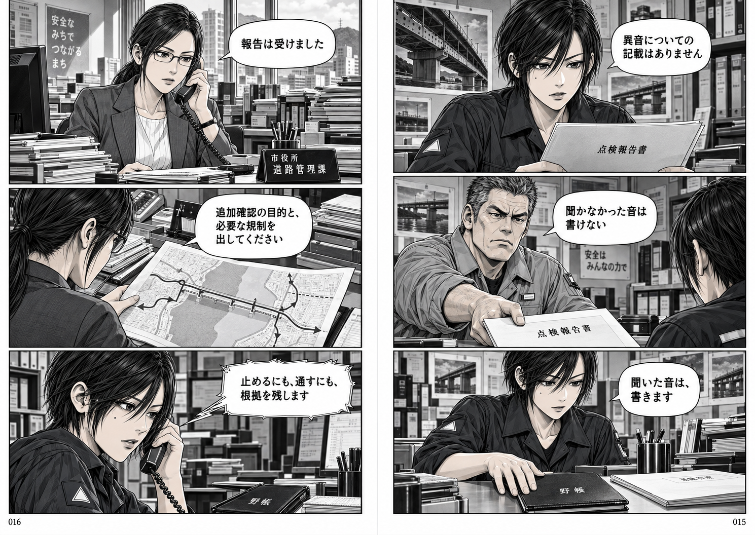 眠らない橋の検査員 第2話 三秒遅れの音〈後編〉 4ページ