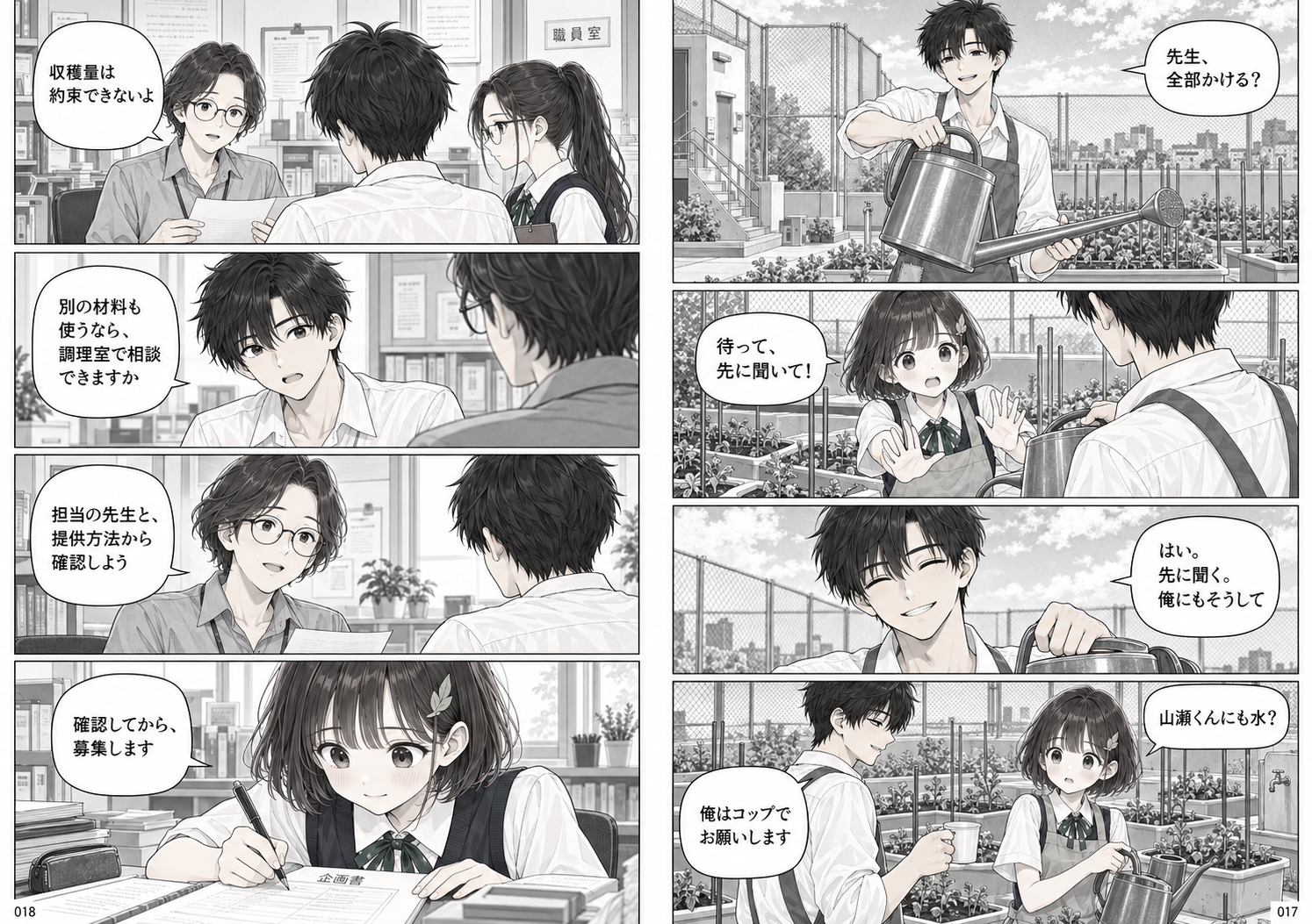 放課後、屋上の菜園で 第2回 空席と赤い実（後編） 5ページ